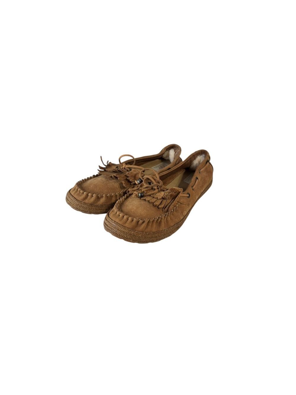 Women's UGG Moccasins Brown Size 10
